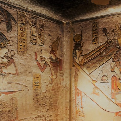 Valle de los Reyes - Paredes de la tumba de Ramsés III